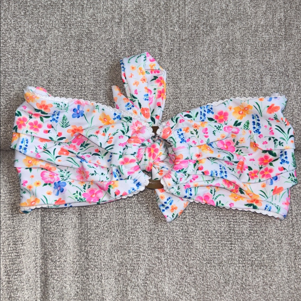Kulani Kinis Strapless Bandeau Bikini Top - In Angel Baby Ditsy Floral